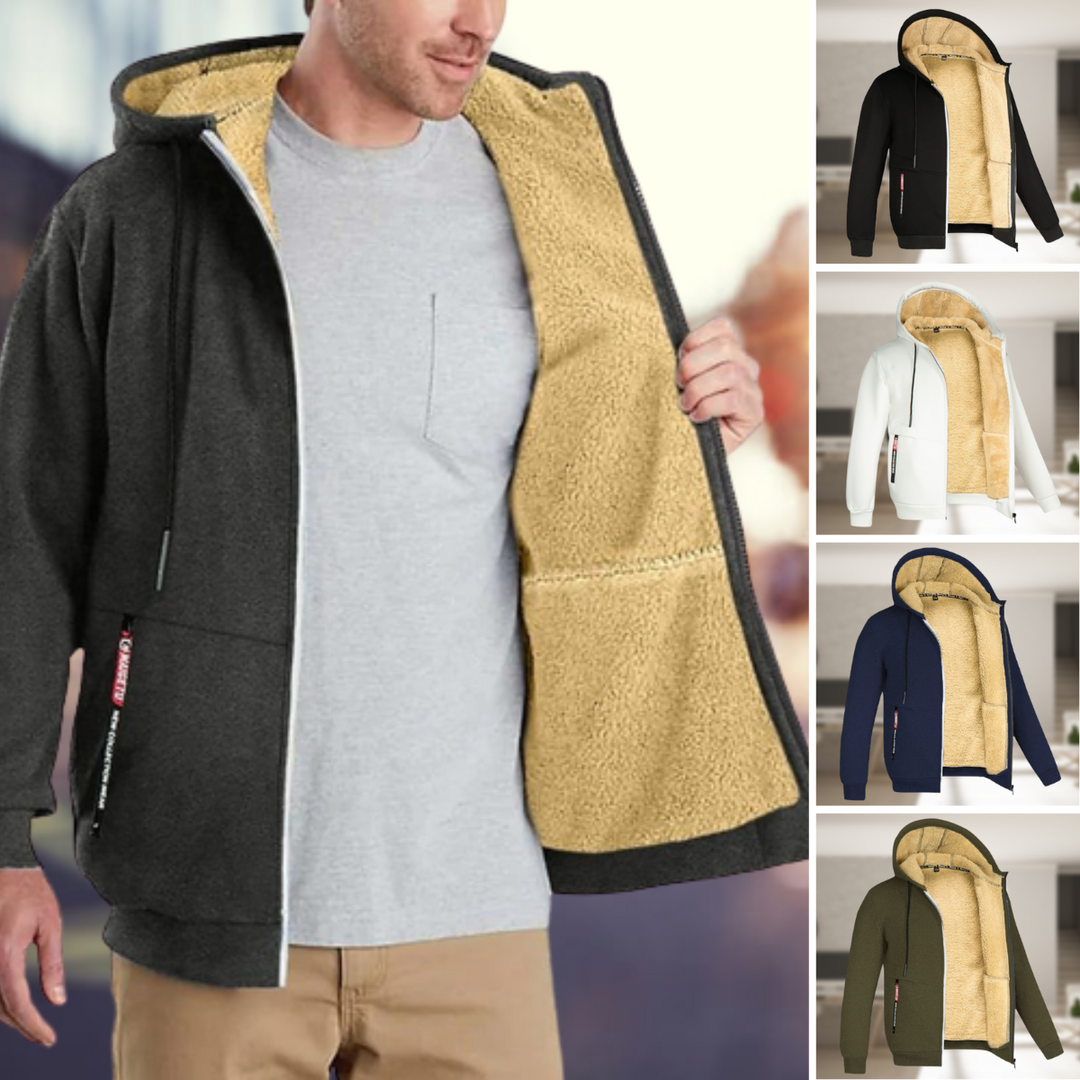 Alwin | Bequeme Jacke für Herren mit Fleece-Futter