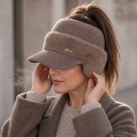 Andrea | Open-Crown Beanie for Ponytails and Winter Comfort