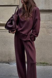 Mandy | Stilvolles und Bequemes Co-Ord Zweiteiliges Freizeit-Set