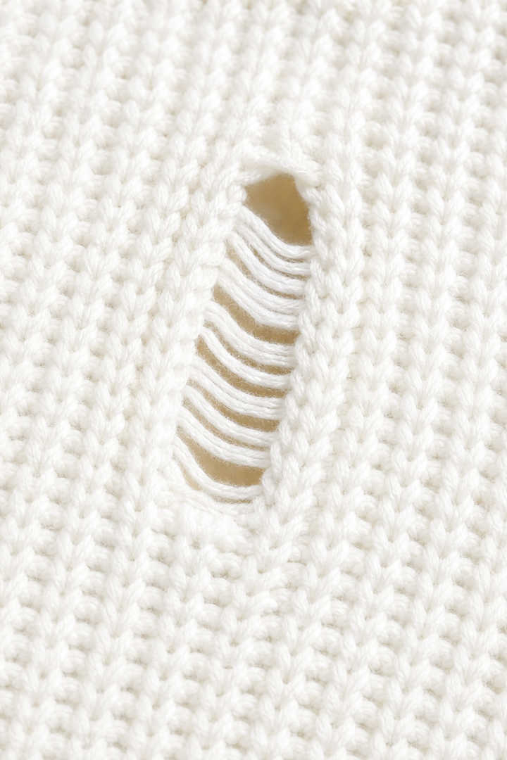 Wrenfield | Oversized Sweaterkleid mit Ladder Rips