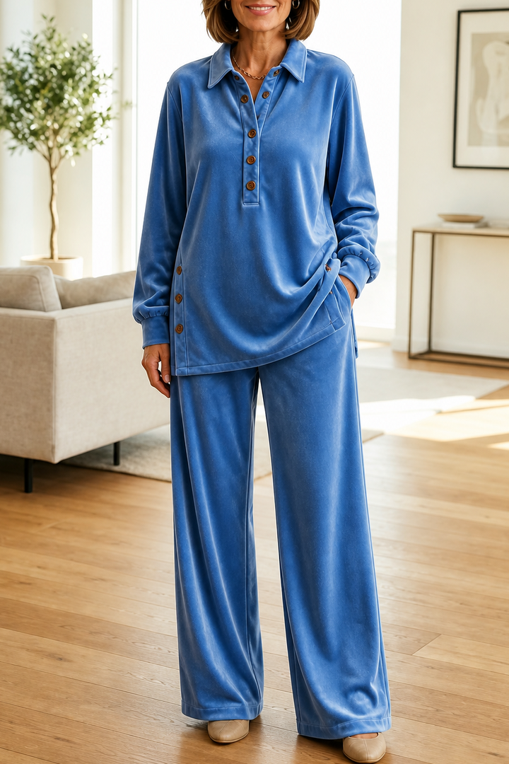 Velvetta | Velvet-Look Lounge-Set für Stilvolles Entspannen