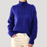 Helena | Eleganter Zopfmuster-Rollkragenpullover für Kühle Tage