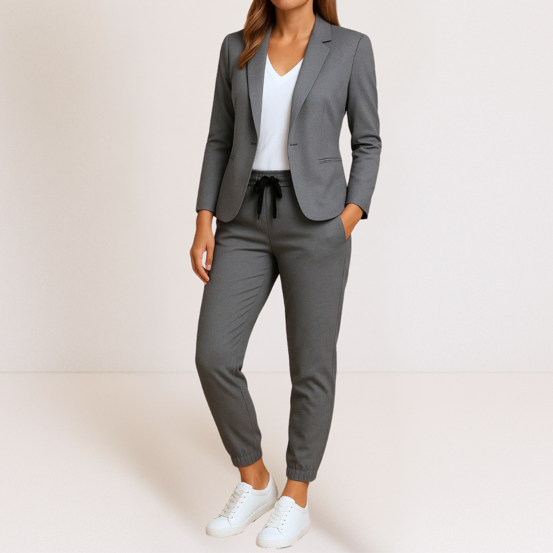Naomi | Elegantes Und Komfortables Blazer-Jogger-Set Für Damen