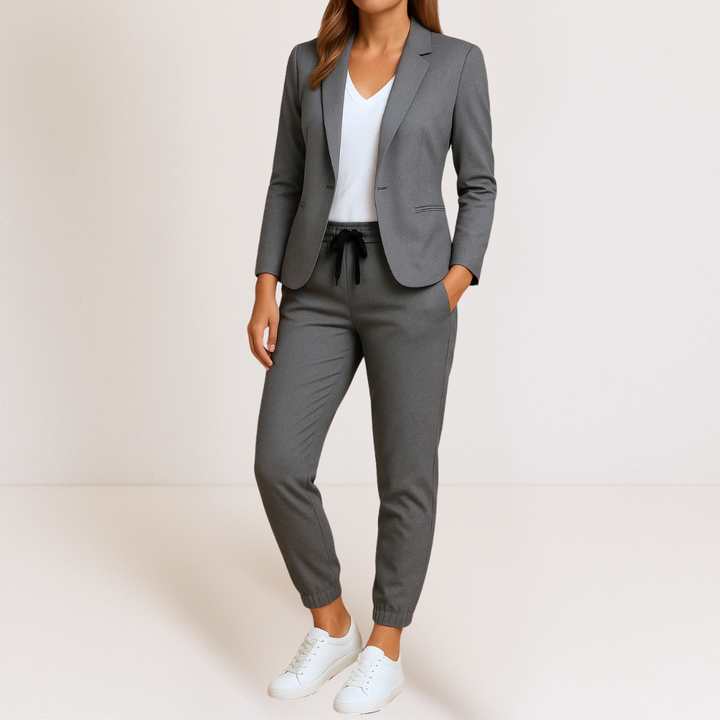 Naomi | Elegantes Und Komfortables Blazer-Jogger-Set Für Damen