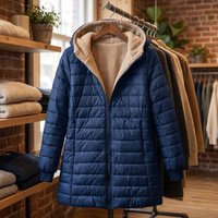 Lena | Mid-length parka with a cozy warm teddy lining