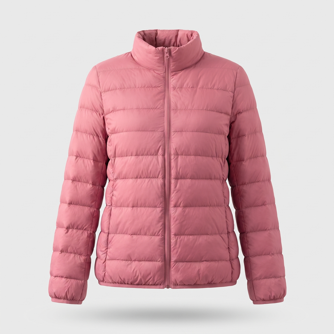 Carla | Ultraleichte Daunen-Pufferjacke mit Stehkragen