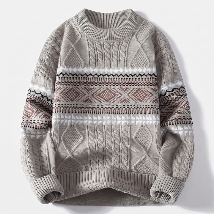 ARVID | Nordic Knit Sweater – Klassischer Stil für Herren