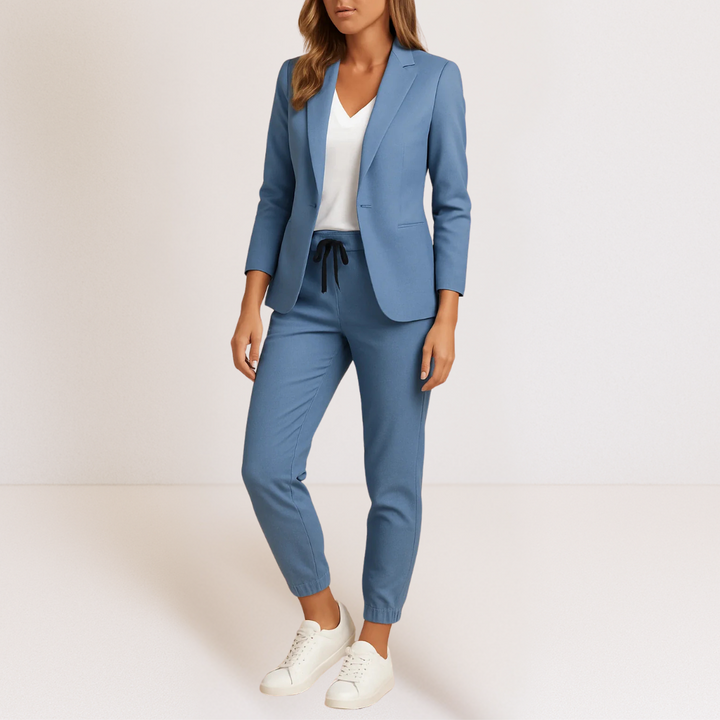 Naomi | Elegantes Und Komfortables Blazer-Jogger-Set Für Damen