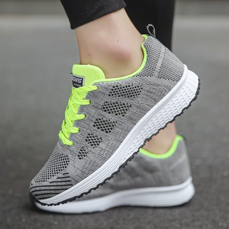 Evelyn | Atmungsaktive Orthopädische Damen-Sneaker Mit Strickdesign