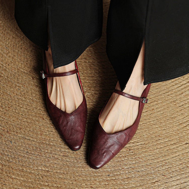 Camilla | Timeless and Elegant Leather Mules
