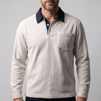 Florian | Elegantes Cord-Poloshirt aus weicher Baumwolle