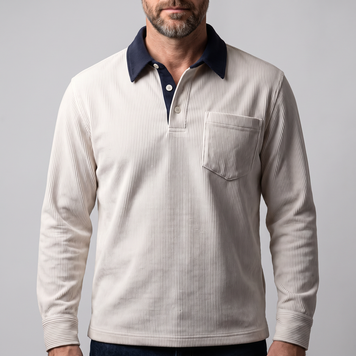 Rowley | Polohemd aus Cord – Eleganter, zeitloser Stil für Männer