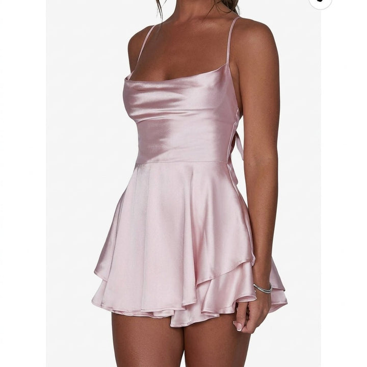 Amelie | Cocktailkleid – Rückenfrei mit geraffter Taille für Damen