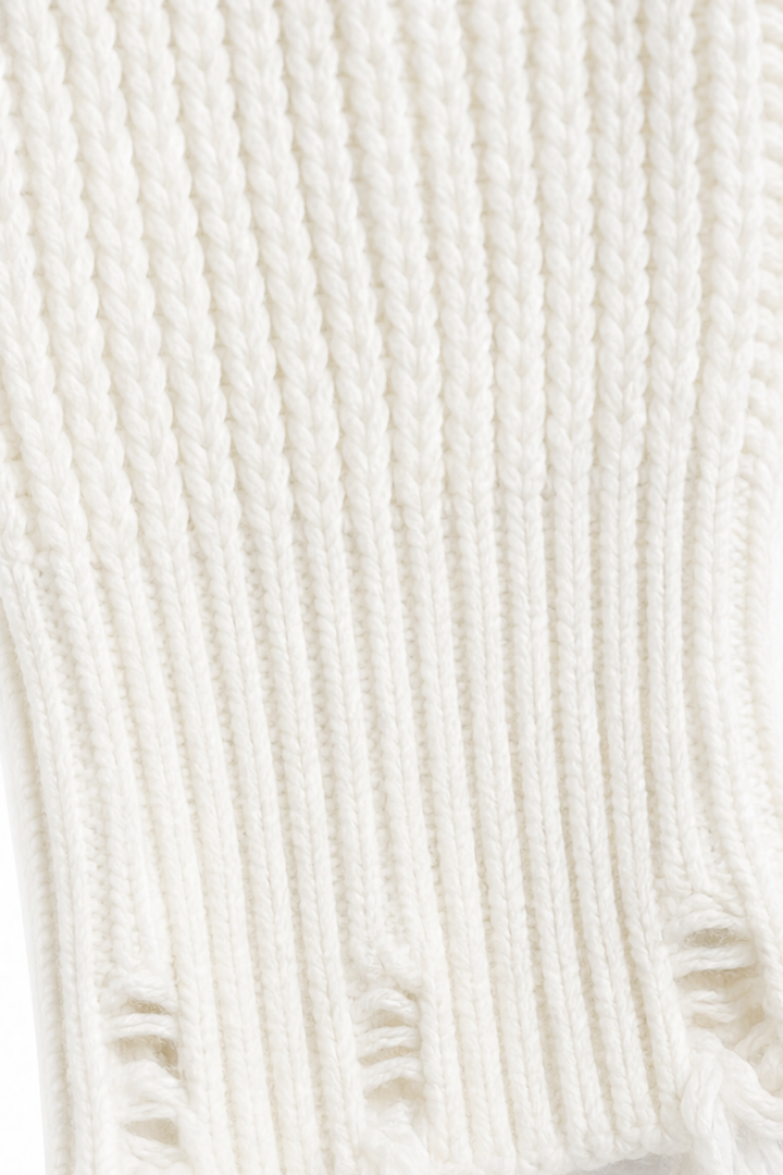 Wrenfield | Oversized Sweaterkleid mit Ladder Rips