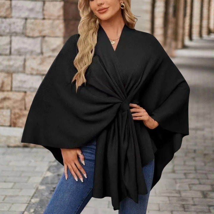 Veronika | Oberteil im Cape-Stil mit Frontknoten für Damen