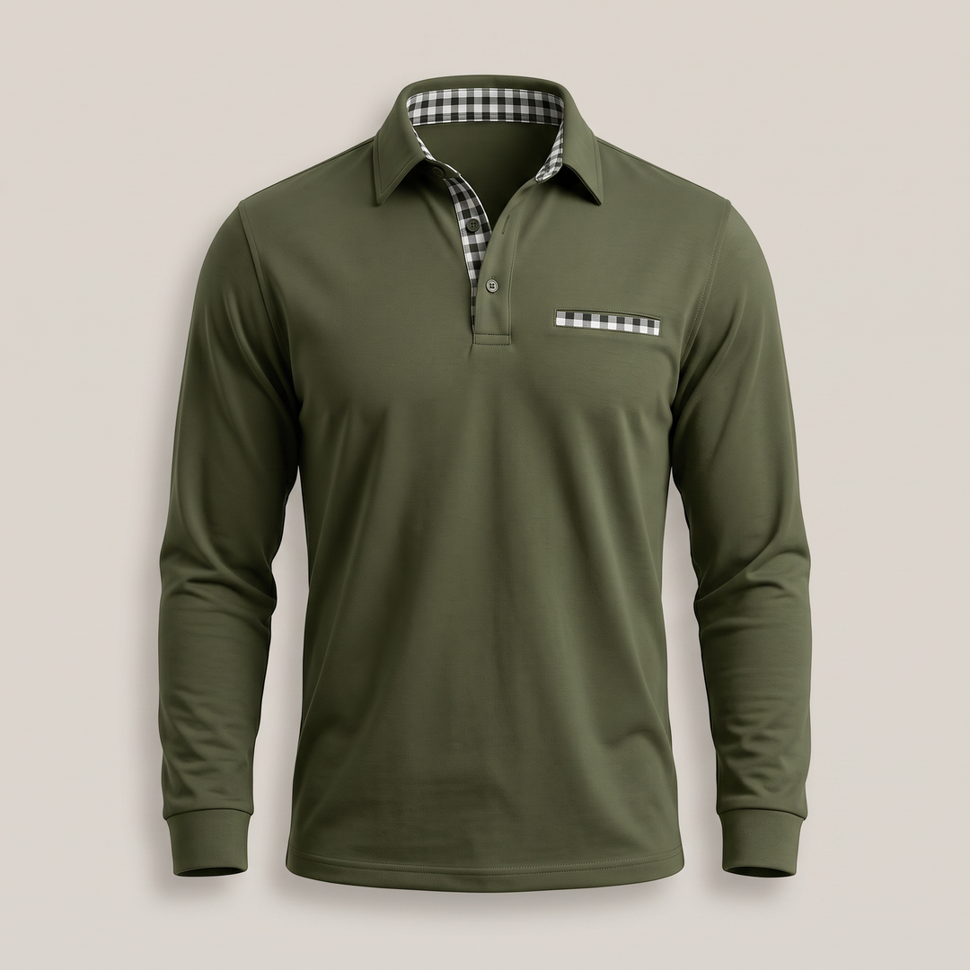 Calverton | Long-Sleeve Polo – Vielseitiger Stil für Männer