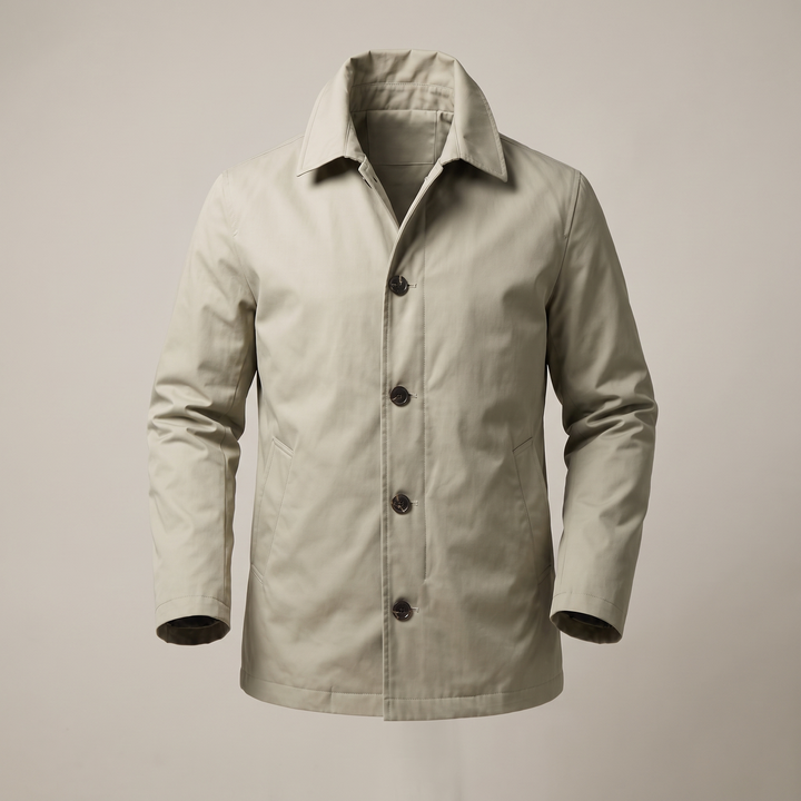 Smart | Wetterfester Regenmantel – Elegante Mittel-Länge für Männer