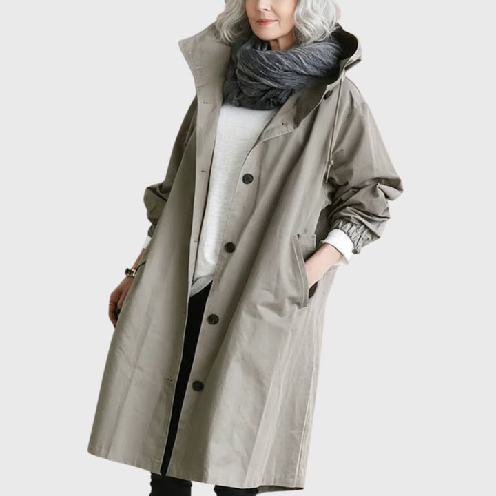 Emma | Eleganter Und Wasserdichter Langer Trenchcoat