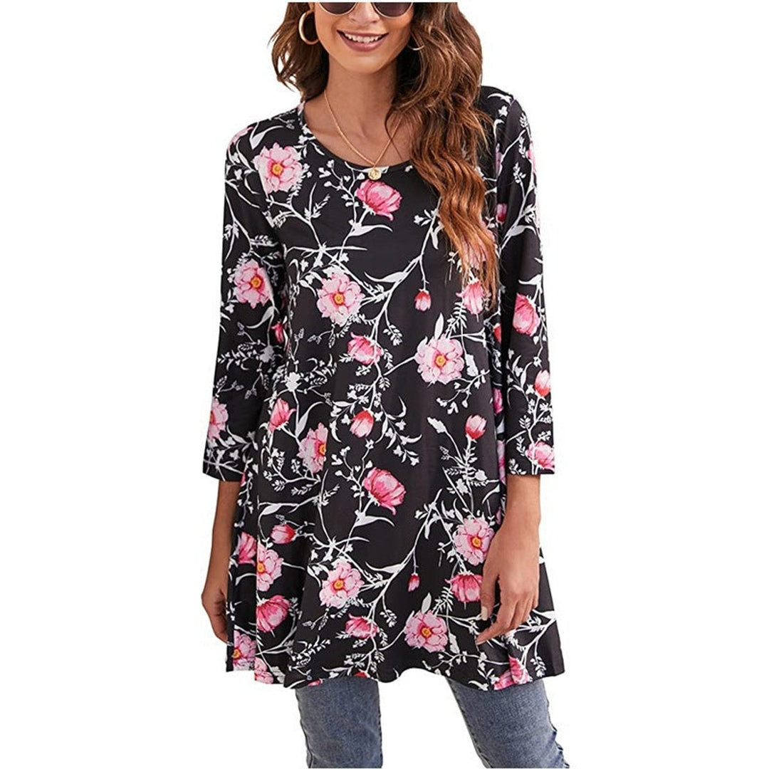 Vivienne | Mandala-Tunika Top Mit Eleganter A-Linien-Silhouette