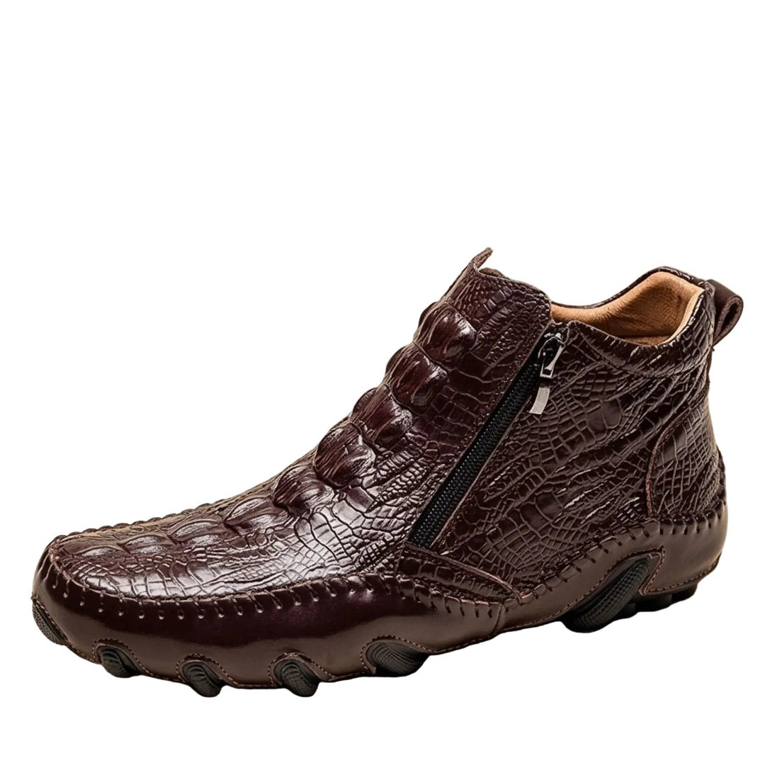 Elias | Chelsea Boots – Krokodilprägung für Herren