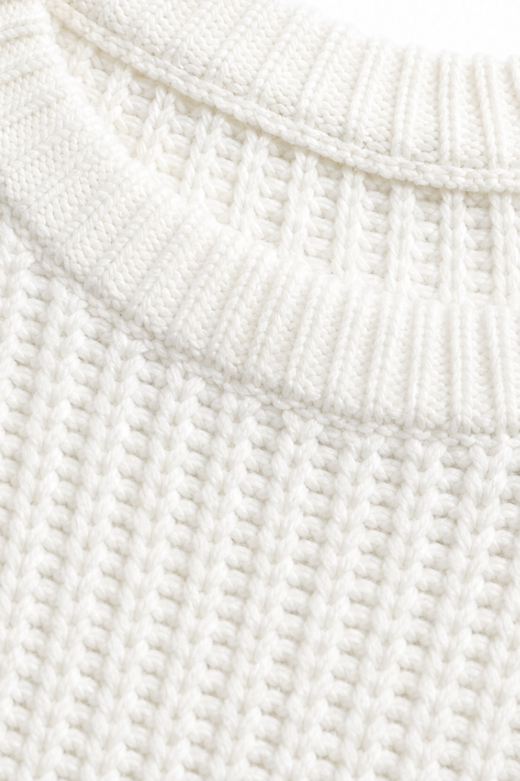 Wrenfield | Oversized Sweaterkleid mit Ladder Rips