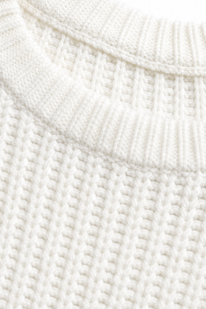 Wrenfield | Oversized Sweaterkleid mit Ladder Rips