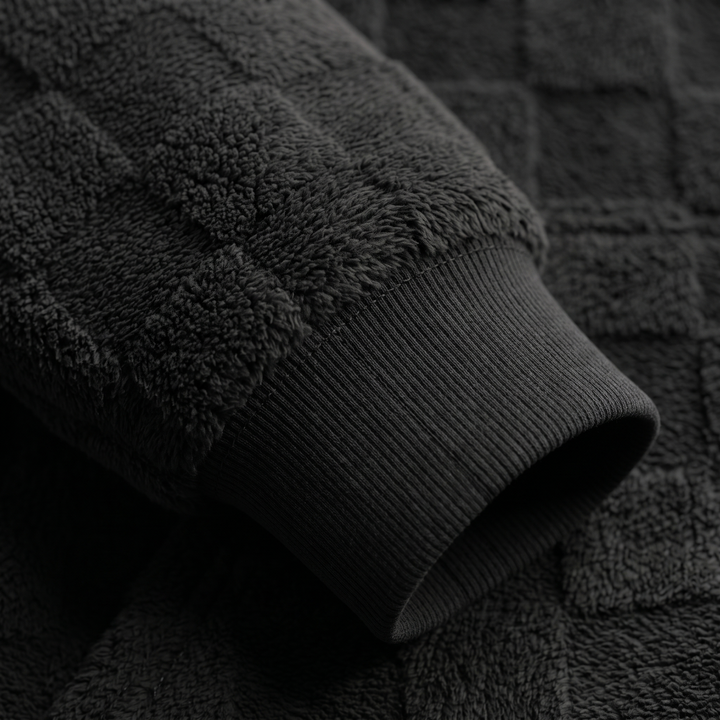 Waffle | Waffle Knit Hoodie – Bequemer Pullover für Männer