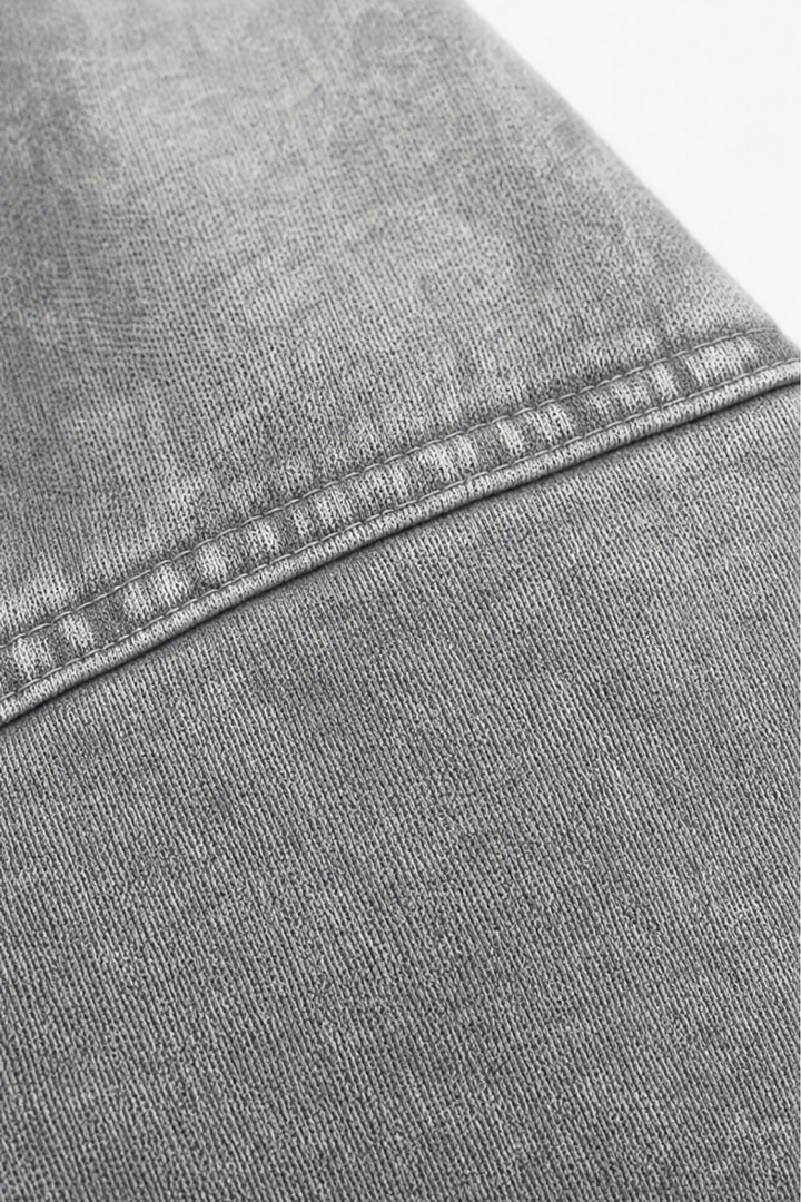 Rethread | Washed Relaxed Zip-Up Hoodie – Bequeme Schnittform für Frauen