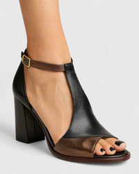 Elisa | Moderne T-Strap-Sandaletten Mit Komfortablem Blockabsatz