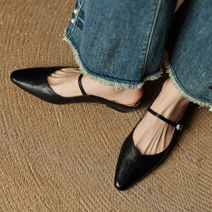 Camilla | Timeless and Elegant Leather Mules
