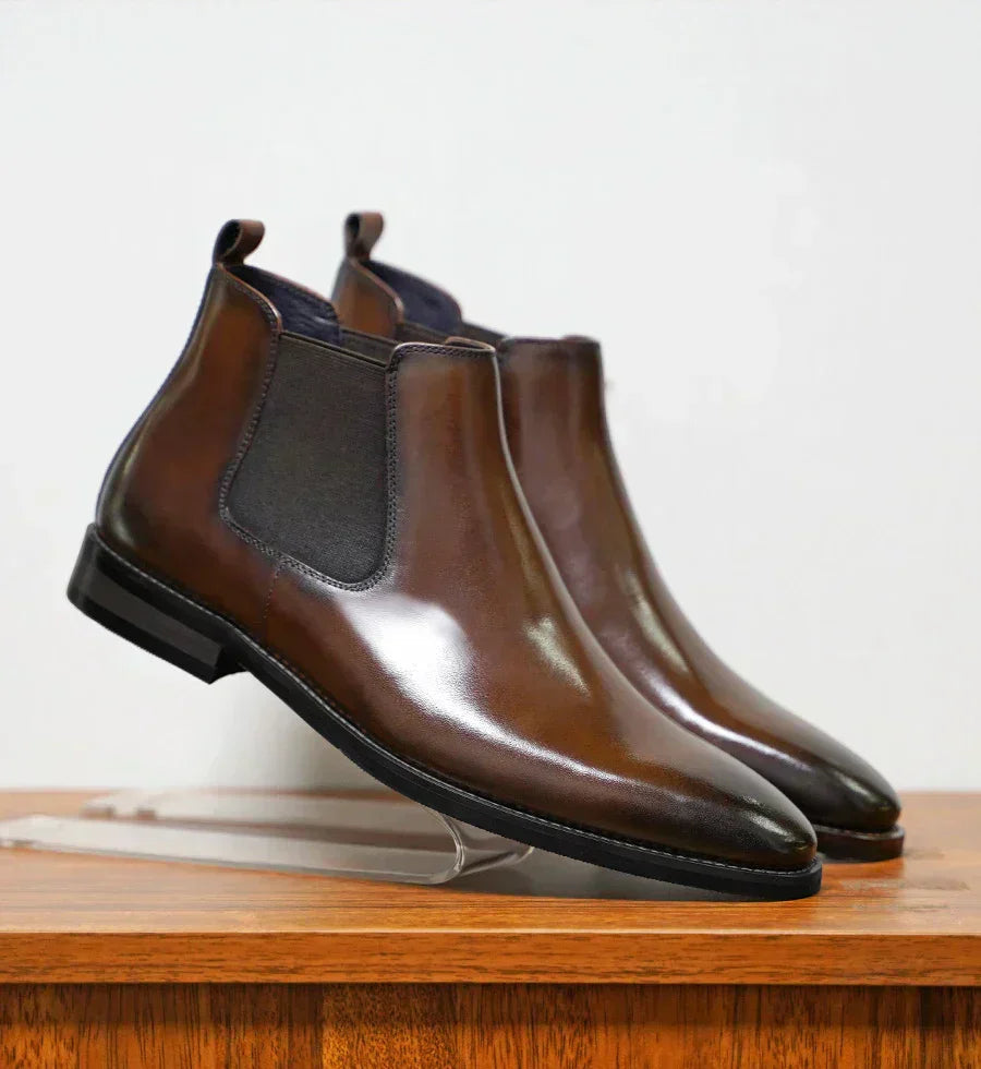 Blake | Chelsea-Stiefel aus Leder – Eleganter klassischer Stil für Männer