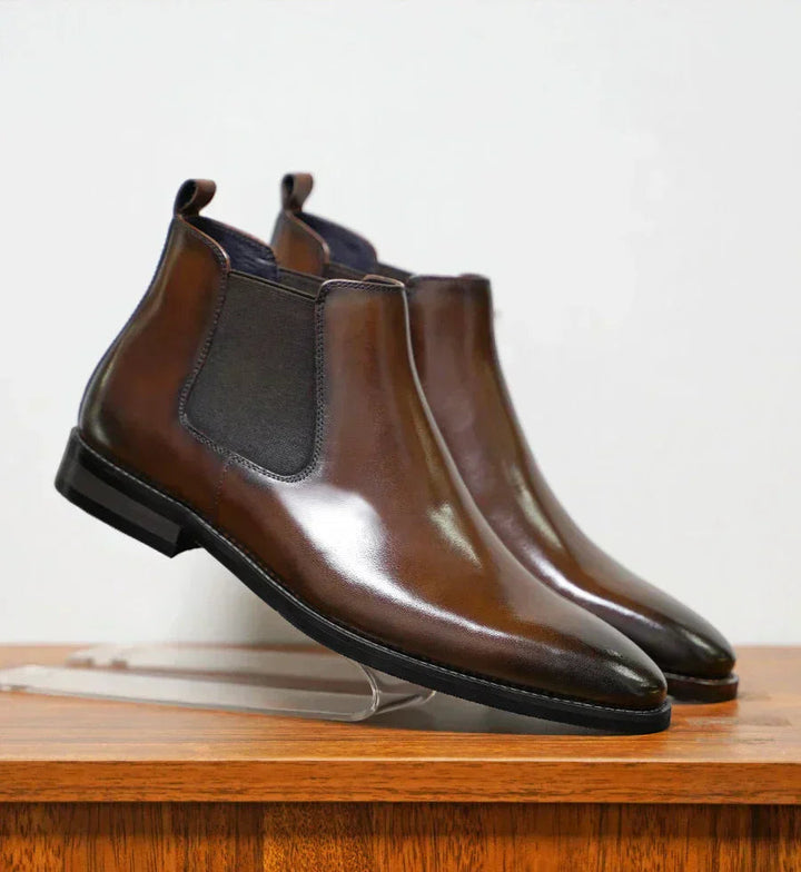 Blake | Chelsea-Stiefel aus Leder – Eleganter klassischer Stil für Männer