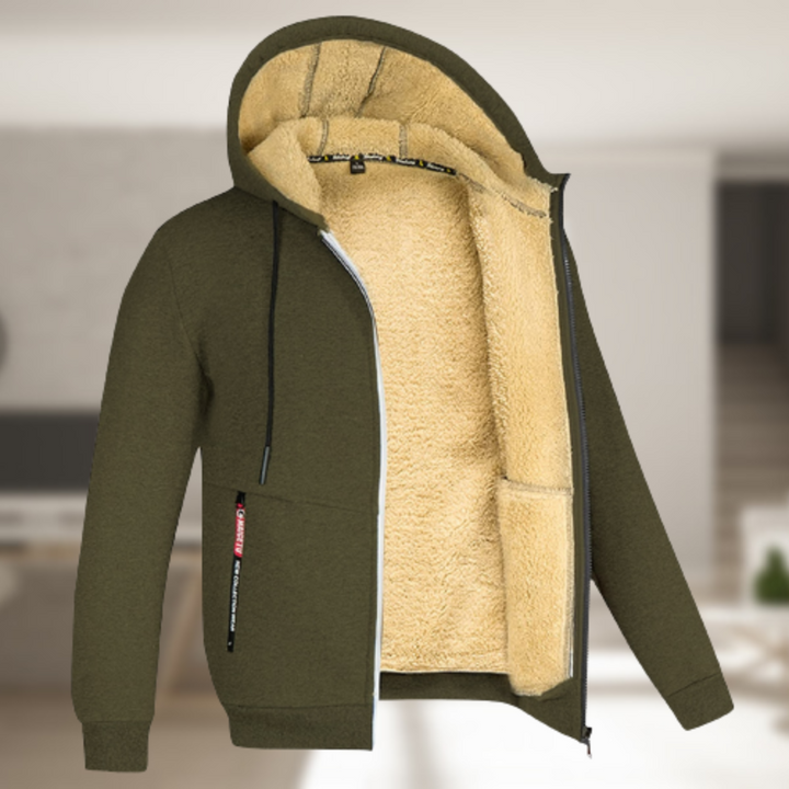 Alwin | Bequeme Jacke für Herren mit Fleece-Futter