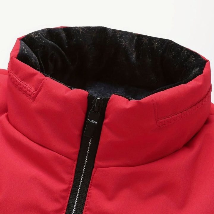 Dominik | Steppjacke für Herren – Gefütterte Winterjacke mit Stehkragen