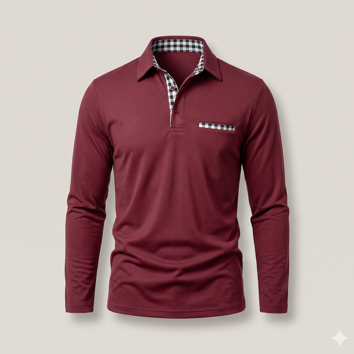 Calverton | Long-Sleeve Polo – Vielseitiger Stil für Männer