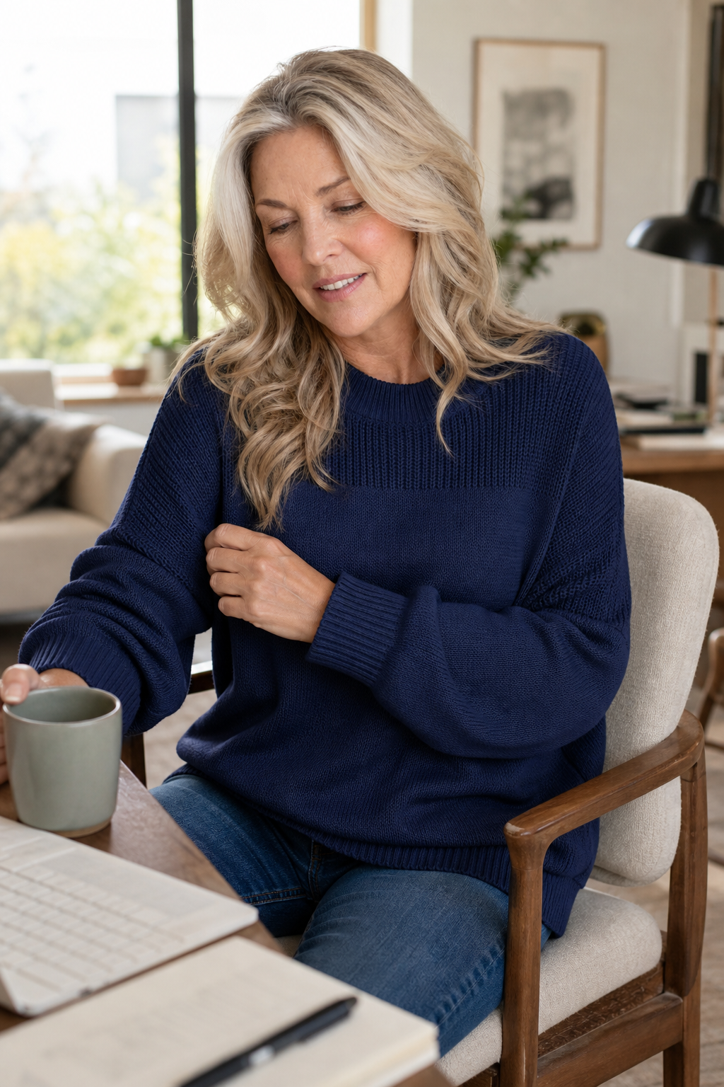 Cozelin | Oversized Pullover – Weich und Bequem für Frauen