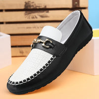 Dominik | Men's Slip-On Loafers with Elegant Metal Detailing