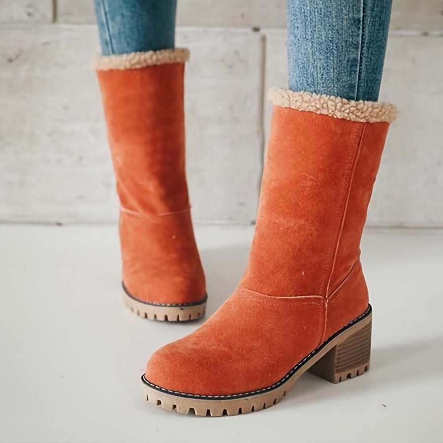 Emma | Kuschelige Mid-Calf-Stiefel mit Fleecefutter