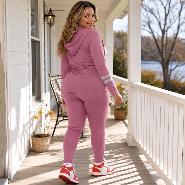 Wearbella | Slim-Fit Hoodie und Hosen Set