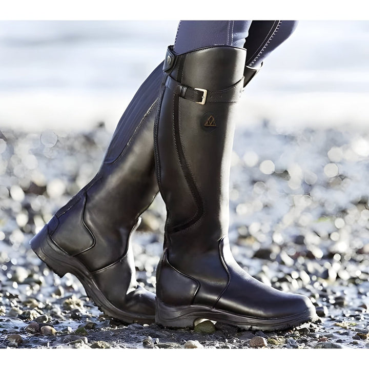 Alicia | Wasserdichte kniehohe Leder-Reitstiefel für jedes Wetter
