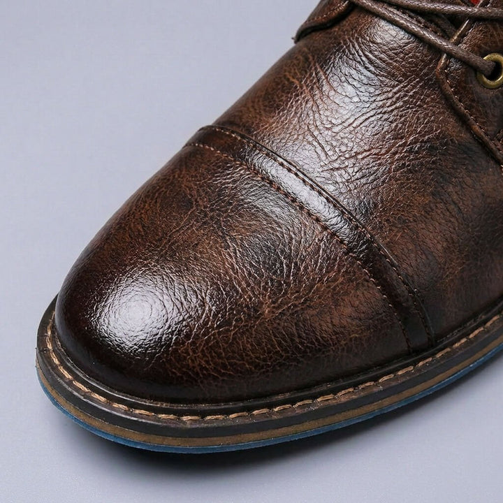 Jake | Two-Tone Leather Boots – Handcrafted Style for Men
