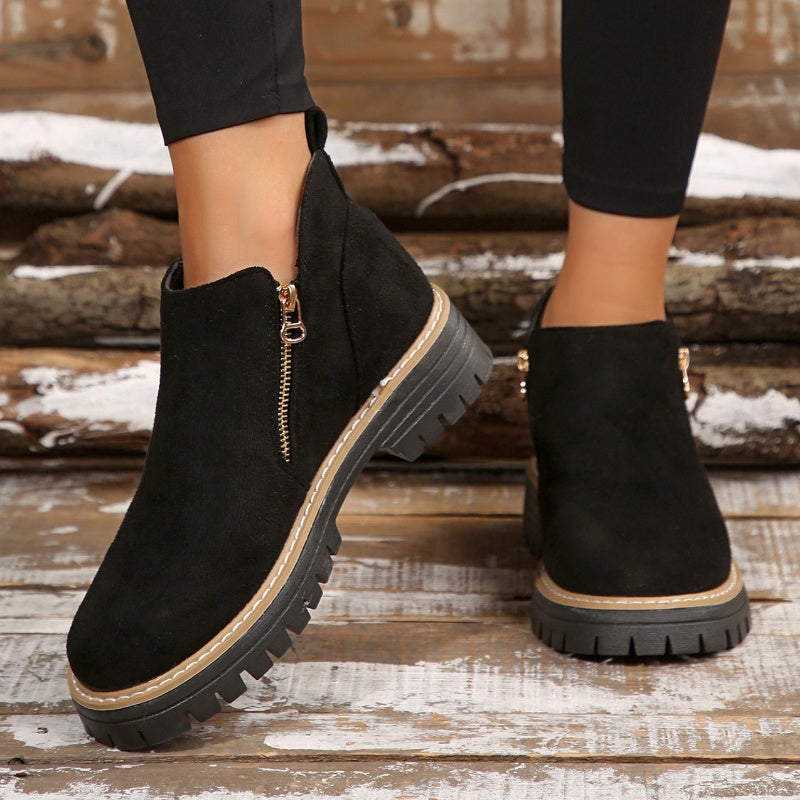 Stephanie | Elegante Und Moderne Plateau Stiefeletten