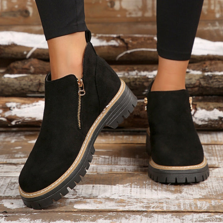 Stephanie | Elegante Und Moderne Plateau Stiefeletten