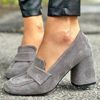 Victoria | Elegante Loafer Mit Komfortablem Blockabsatz