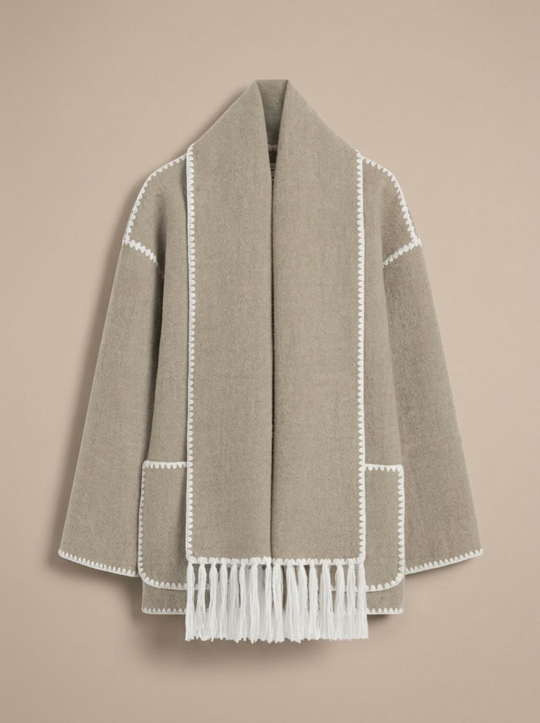 Clara | Wollmantel – Elegantes Cape-Design für Damen