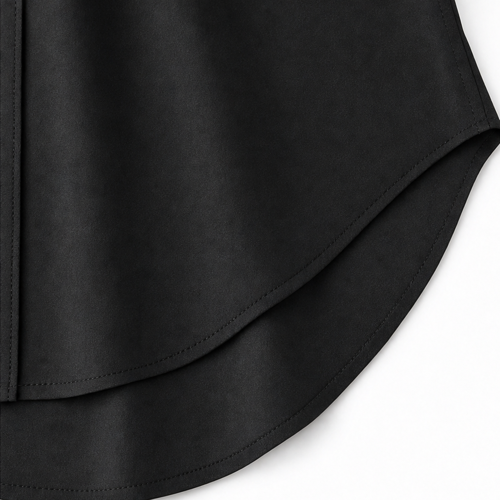 Drapeelle | Satin Hemd-Kleid – Polierte Eleganz für Frauen