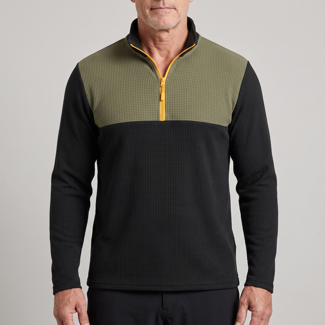Chesterfield | Zip Polo – Elegante Baumwoll-Layer für Männer