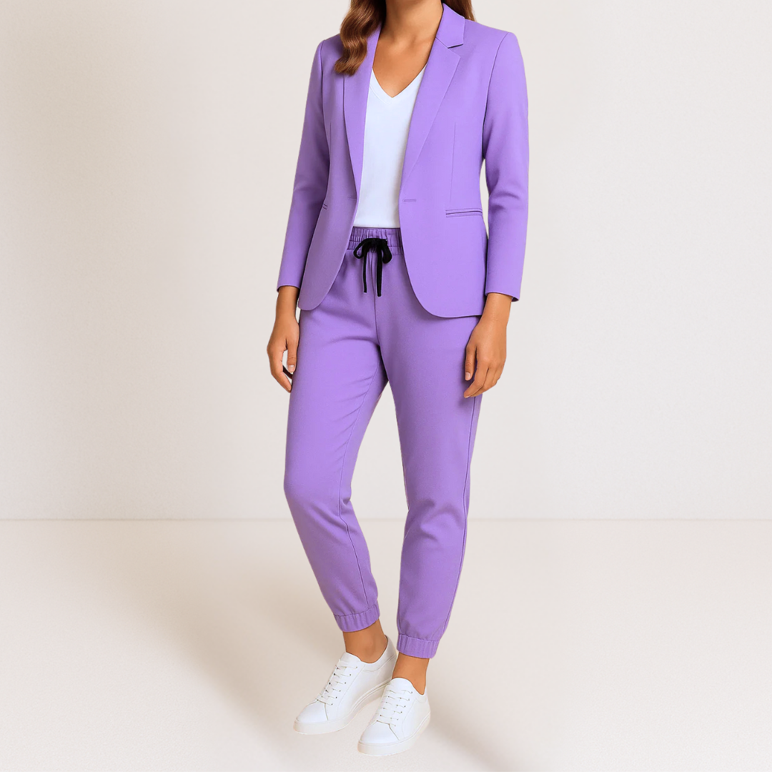 Naomi | Elegantes Und Komfortables Blazer-Jogger-Set Für Damen