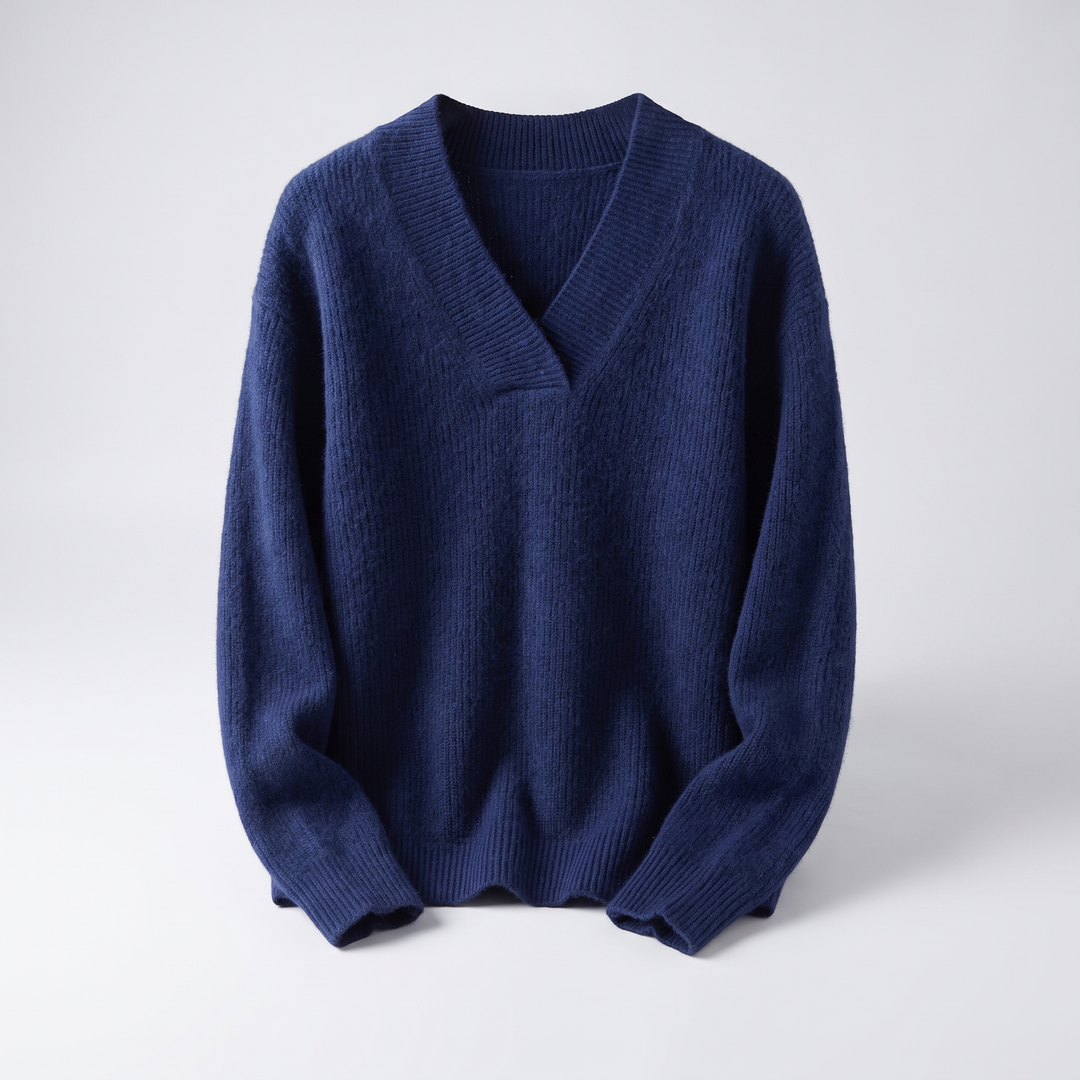 Camille | V-Ausschnitt Strickpullover für Damen – Bequeme Eleganz