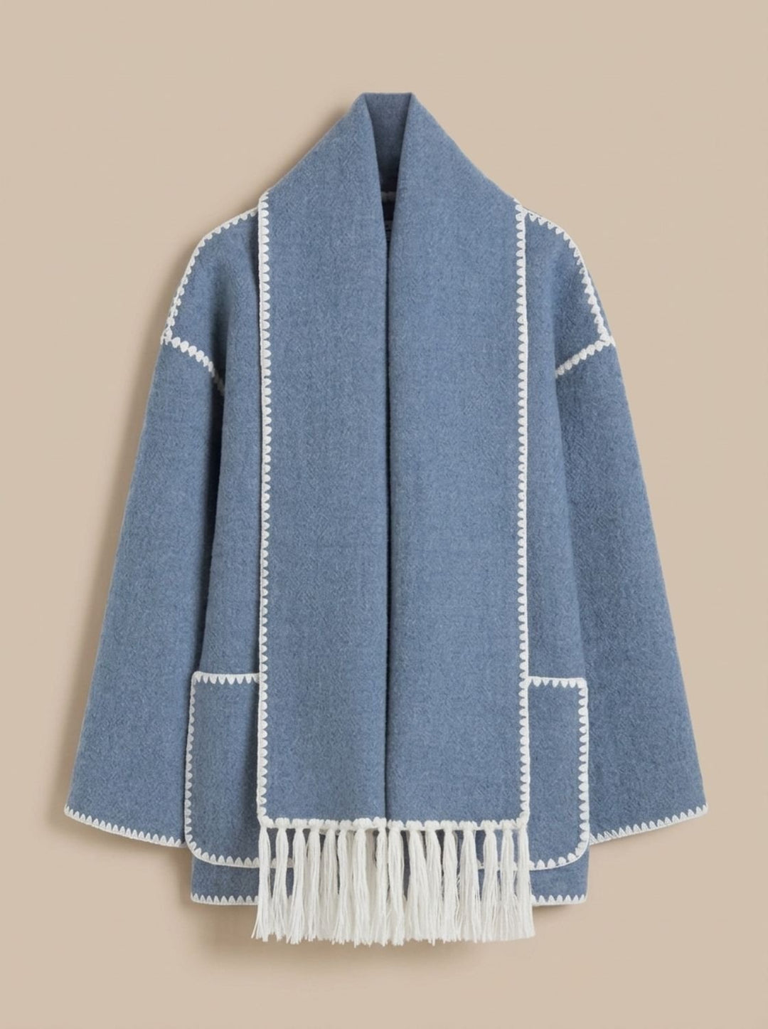 Clara | Wollmantel – Elegantes Cape-Design für Damen